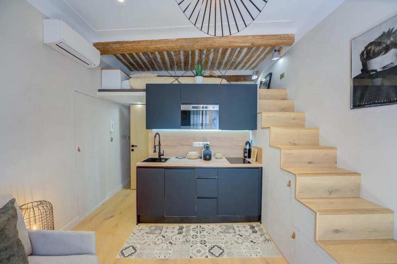 Duplex Studio Apt Mezzanine Near Shops & Cafes Lejlighed Antibes Eksteriør billede