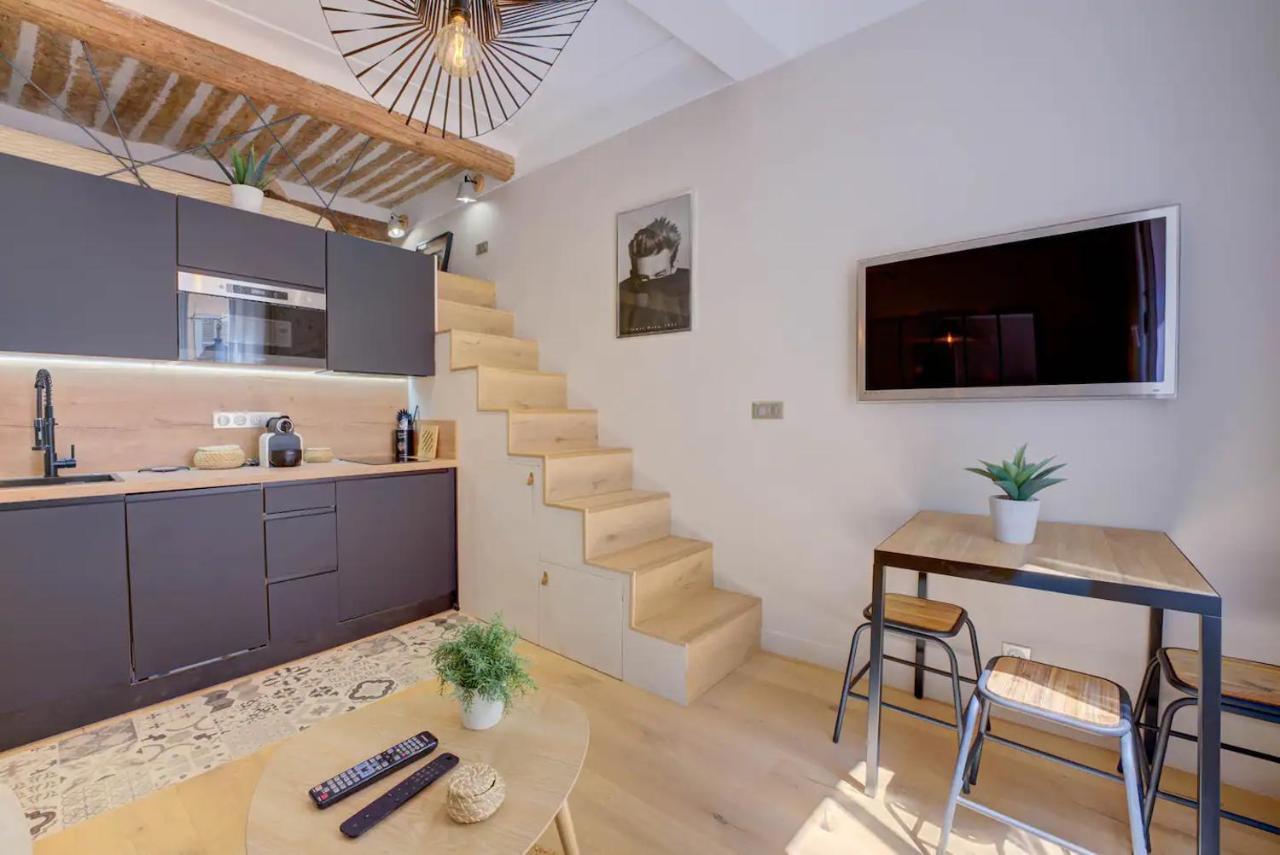 Duplex Studio Apt Mezzanine Near Shops & Cafes Lejlighed Antibes Eksteriør billede